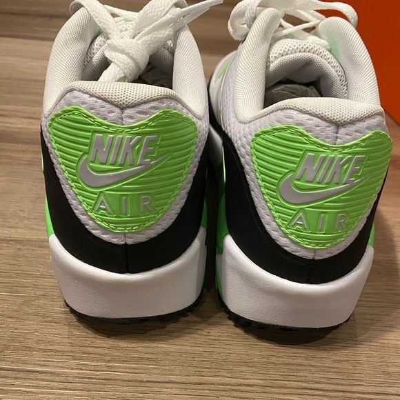Nike Air Max 90 Golf Flash Lime Green White Men's Size 8.5 Women's 10 CU9978-100 - Picture 4 of 8
